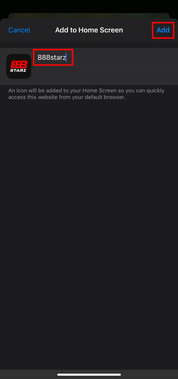 You can rename the app before adding it to your iOS device.