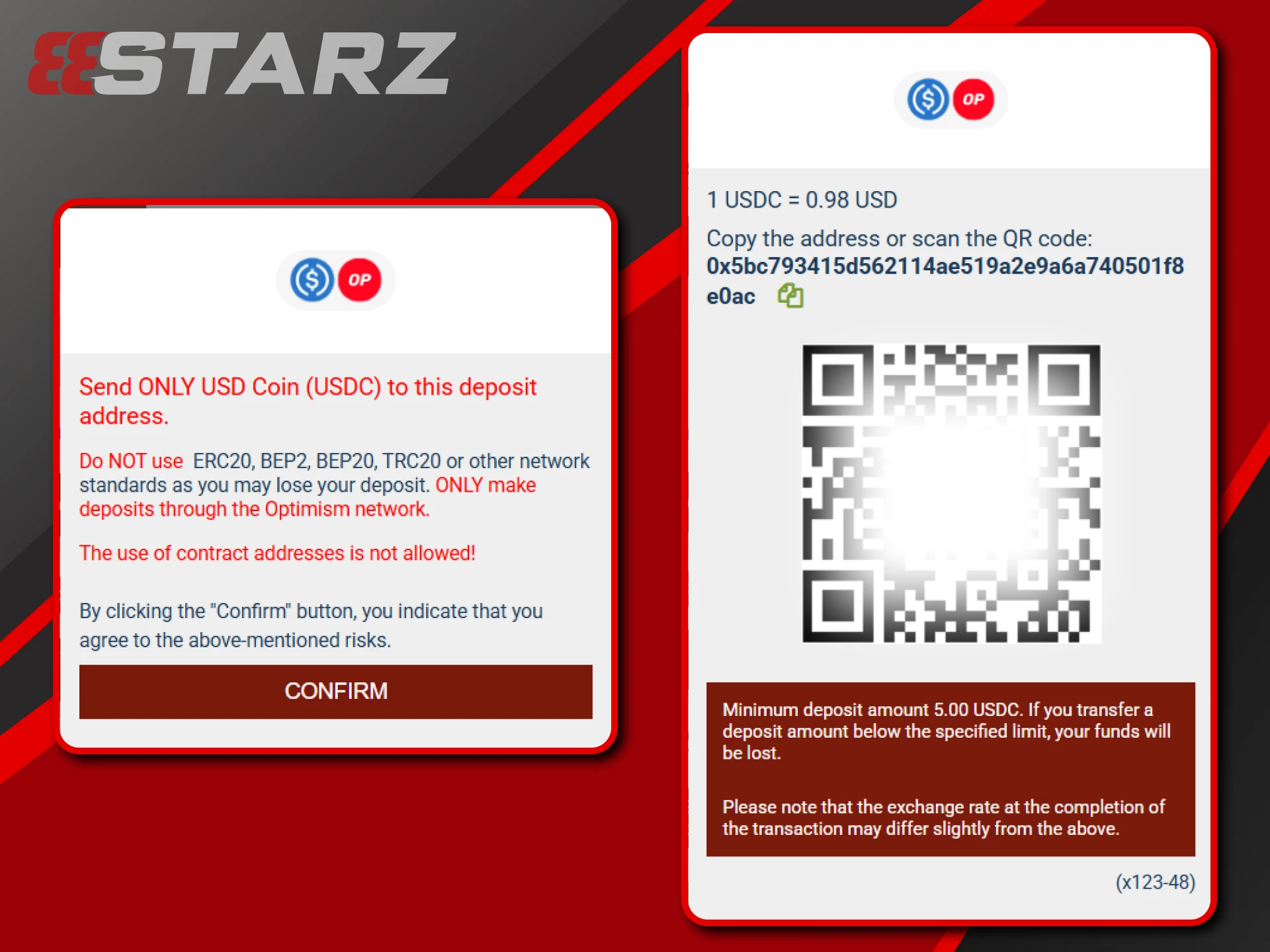 Currency conversion occurs automatically when you top up your 888starz balance.