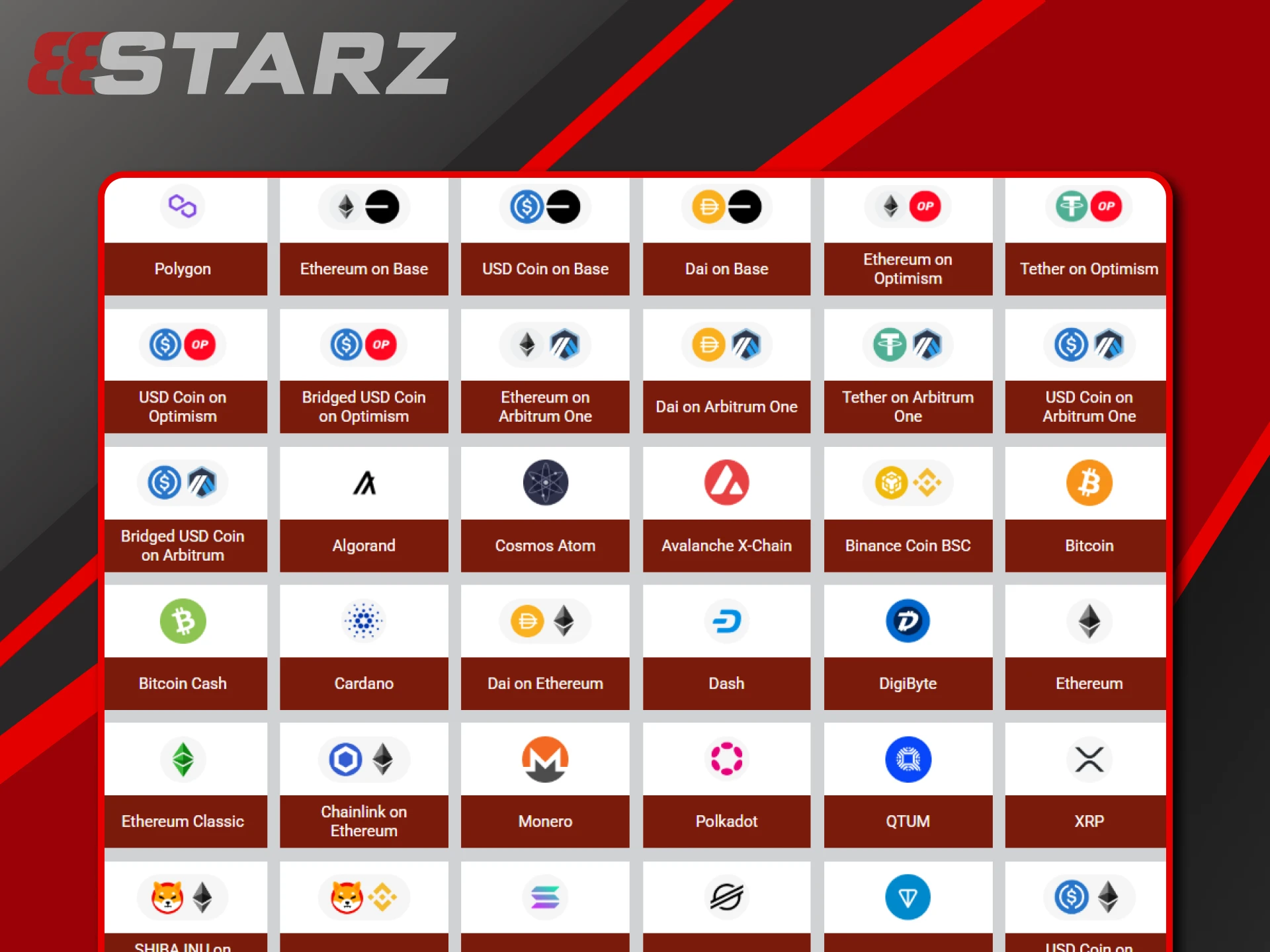 You can top up your deposit on the 888starz website using a crypto wallet.