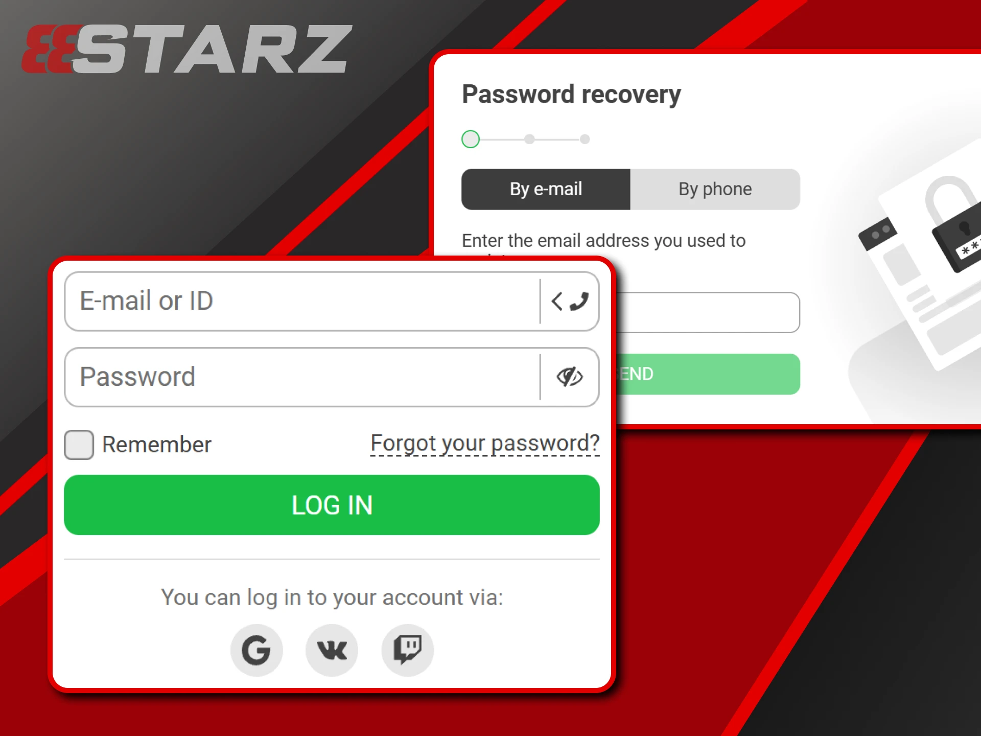Login to your account is required to use 888starz to its full potential.